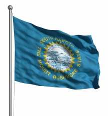 South Dakota United States of America Flag Site